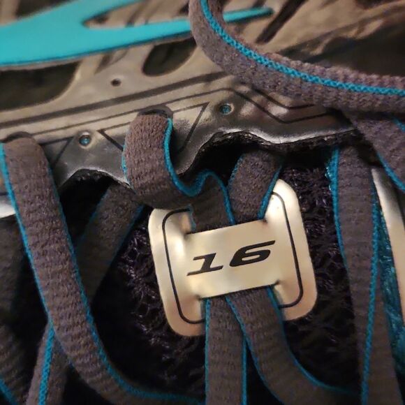 Brooks Ariel 16 Running Shoes Sneakers Gray & Turquoise Blue Women's Size 10 - Picture 6 of 11